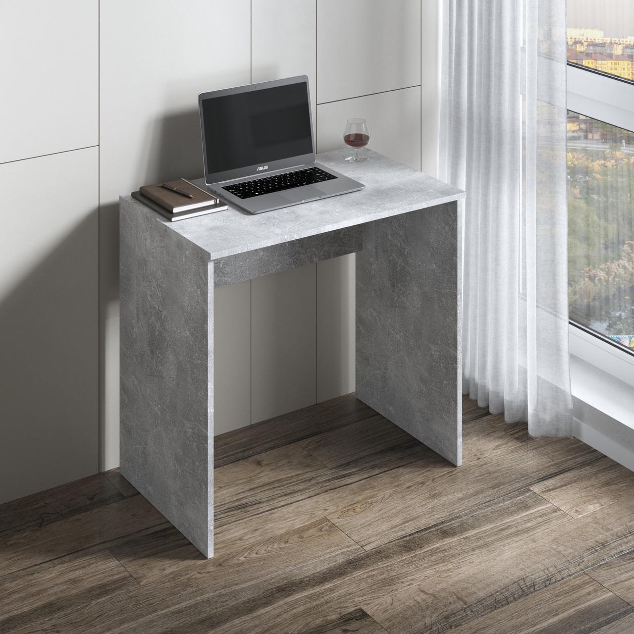 Стіл письмовий Вайс M-23 800х500х755 мм Бетон (30475050) - фото 1 Стіл письмовий Вайс M-23 800х500х755 мм Бетон (30475050) - фото 1