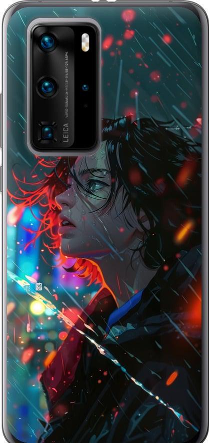 Чехол на Huawei P40 Pro Ночные огни (6096t-1839-42517)