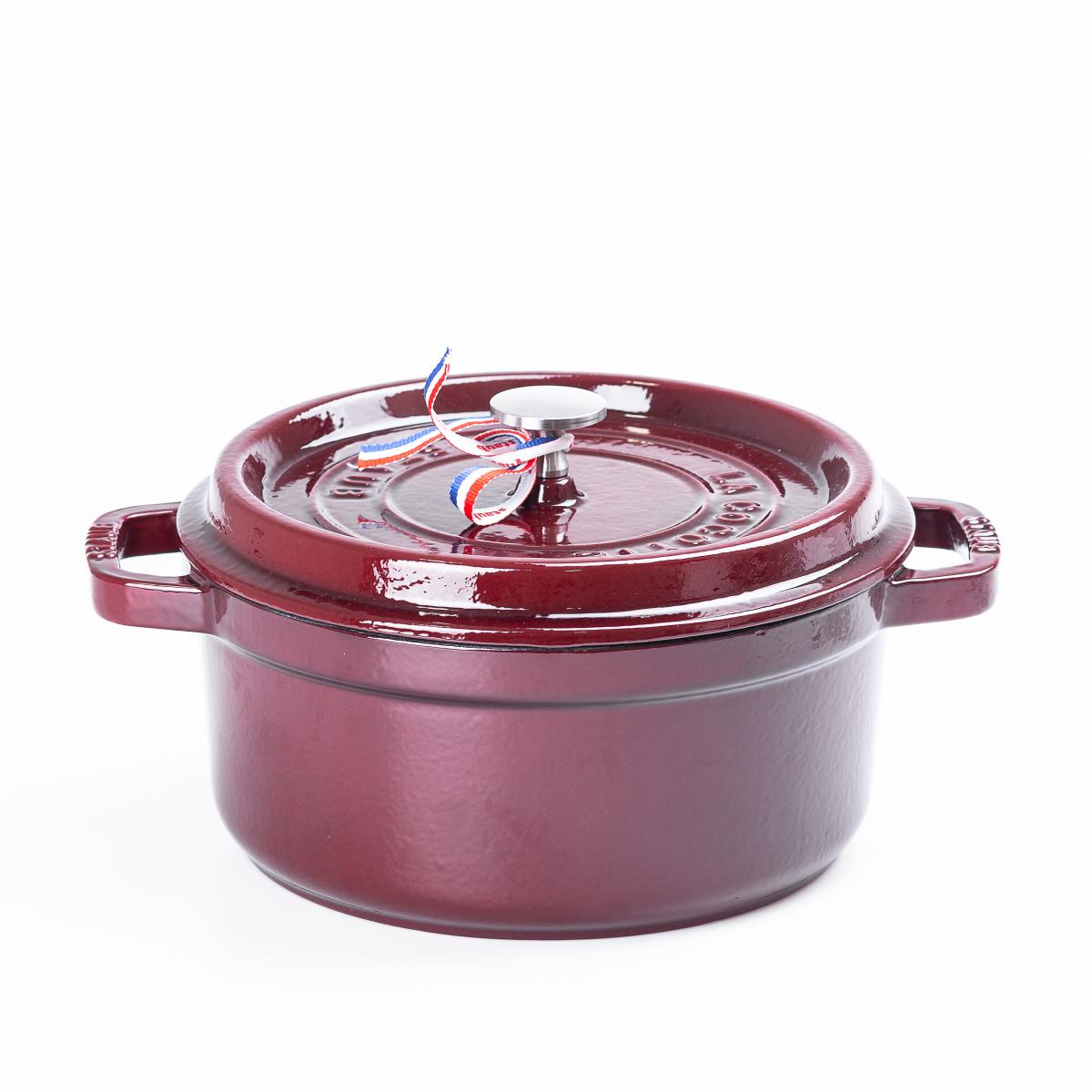 Кокотница Staub чугунная с эмалированным покрытием 28 см Красный (HPFLG4RED)