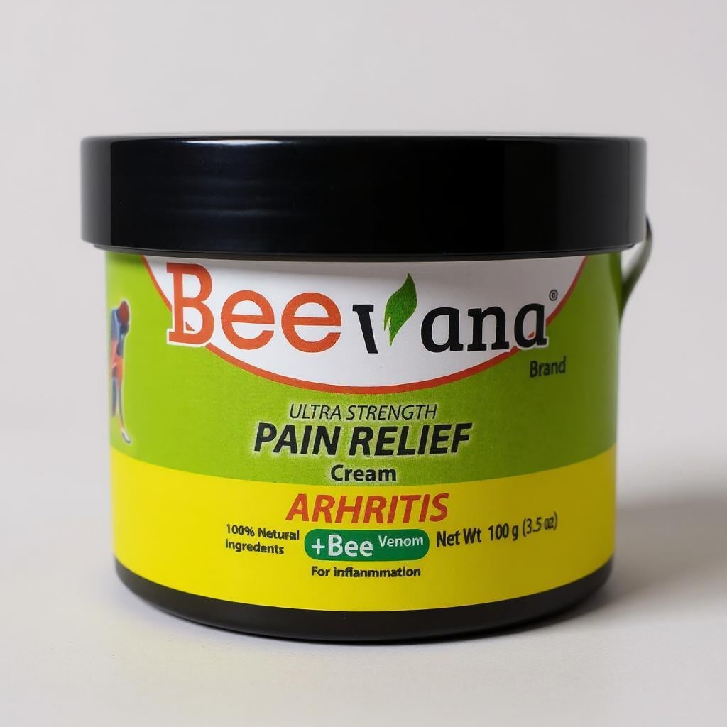 Крем для суставов Beevana +Bee-Venom мазь с пчелиным ядом натуральное средство при артрите 100 г Крем для суставов Beevana +Bee-Venom мазь с пчелиным ядом натуральное средство при артрите 100 г