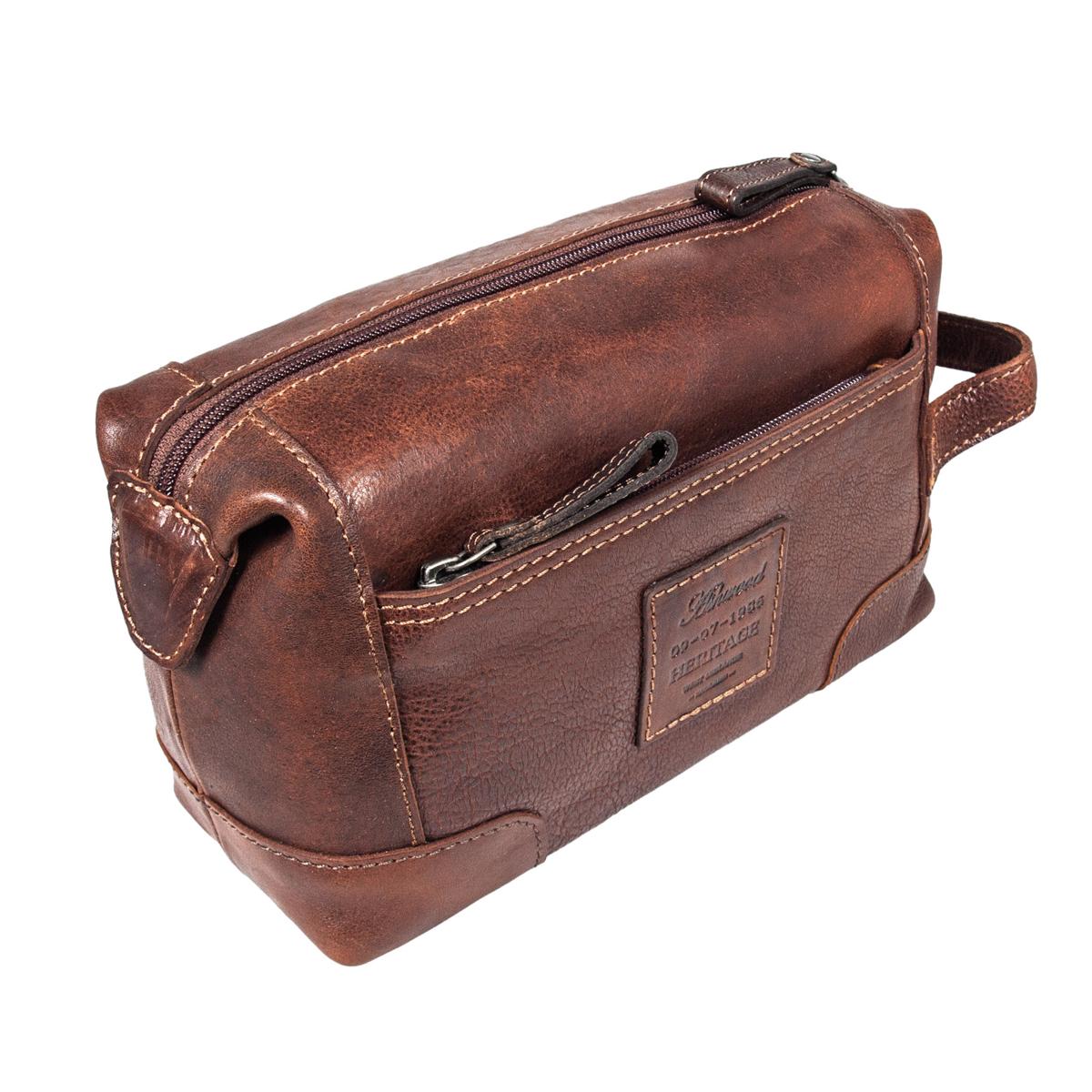 Несессер-косметичка для путешествий мужской Ashwood 4557 Tan - фото 2 Несессер-косметичка для путешествий мужской Ashwood 4557 Tan - фото 2