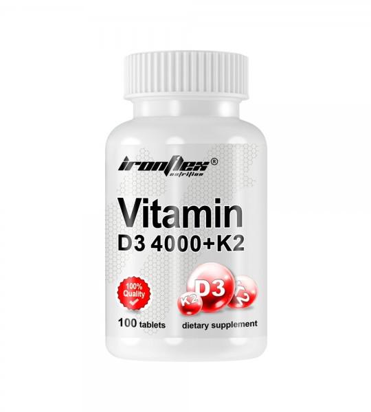 Вітамін D3 K2 IronFlex Vitamin D3 4000 K2 100 tabs