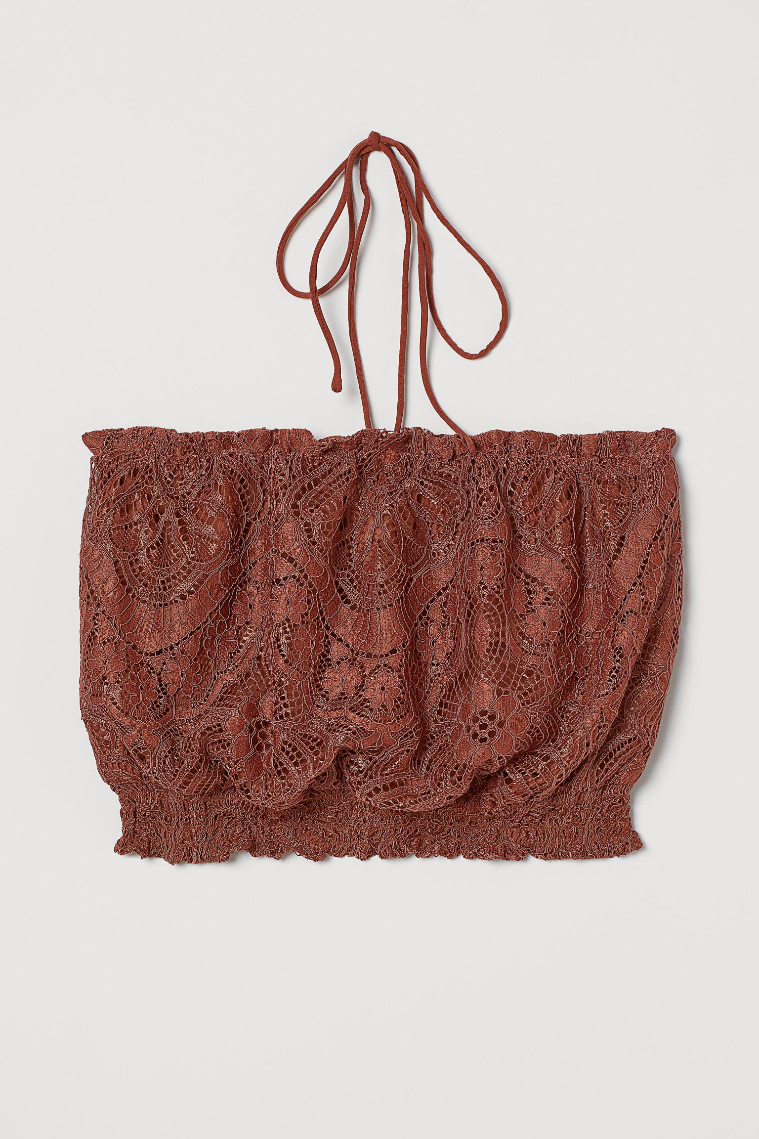 Топ кружевной р. 44 Терракотовый (7355339sm)