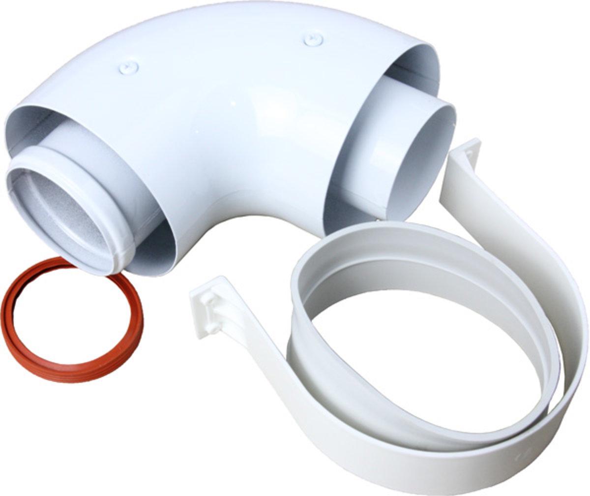 Колено коаксиальное 10999.0152.0/0 CE.00.34 H 90° Ф 60/100 мм (SW-38605)