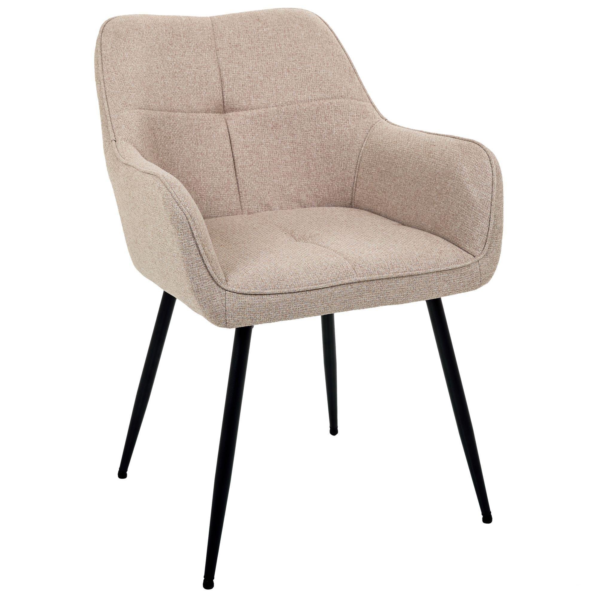 Крісло AMF Ariel тканина Чорний/Крем (555428) Крісло AMF Ariel тканина Чорний/Крем (555428)