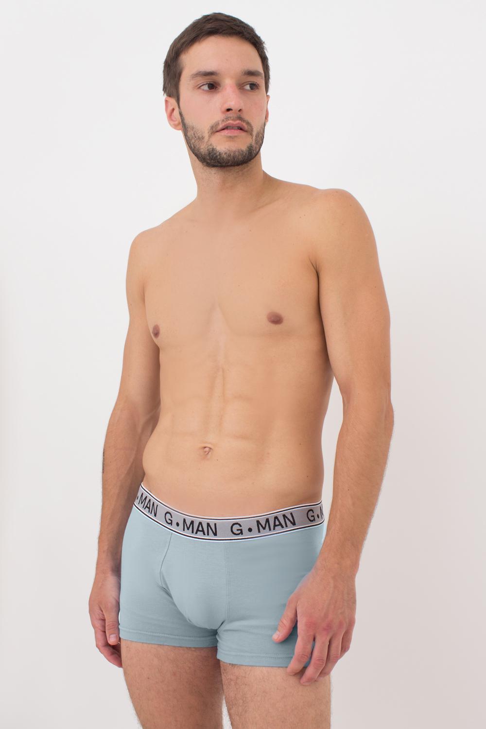 Трусы боксеры мужские Giulia G-MAN 20401/60 хлопковые M Blue-dusty Blue (31095275)