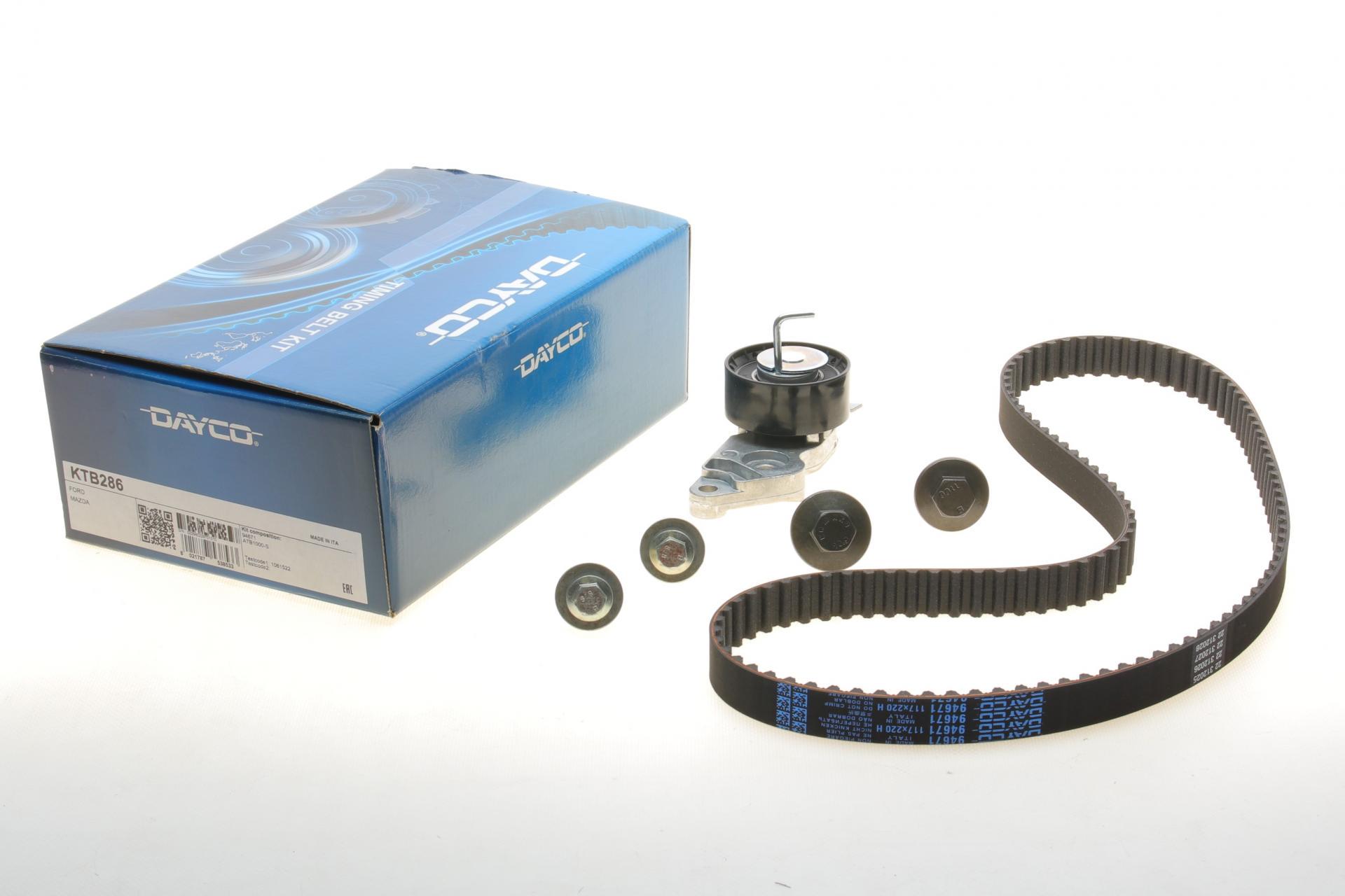 Комплект ГРМ DAYCO Mazda II/Ford Fiesta 1.25i/1.6 16V 95- (KTB286)