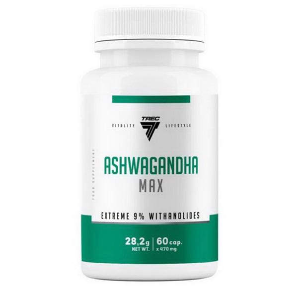 Ашфаганды для спорта Trec Nutrition Ashwagandha MAX 60 капс. (000024865)