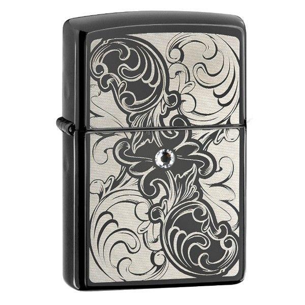 Зажигалка ZIPPO 28324 GUNSTOCK FILIGREE EBONY