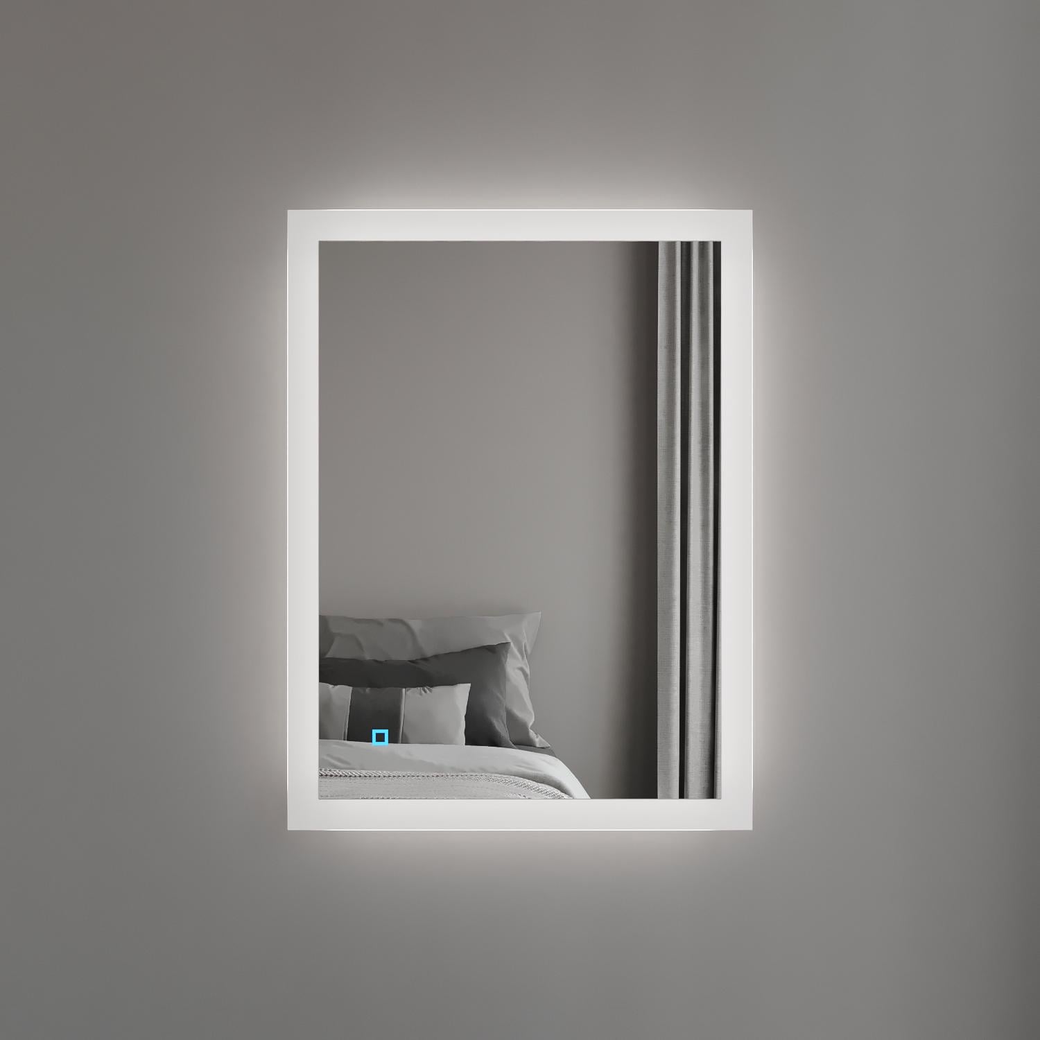 Зеркало Барселона с LED-подсветкой и сенсорной кнопкой 70х50 см (679008768084)