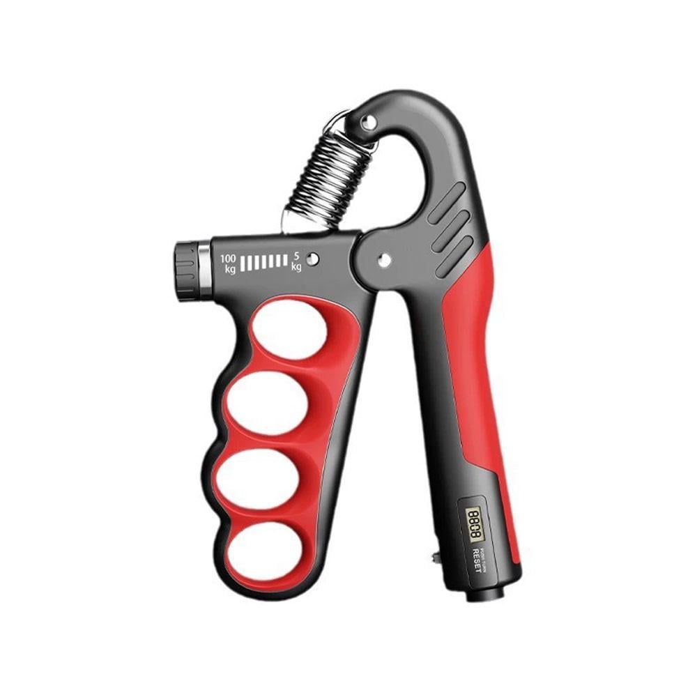 Тренажер-эспандер для рук с электронным подсчетом Красный (NR0243_1)