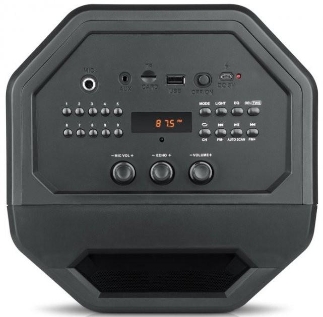 Система акустическая Real-El X-757 Black /TWS/Bluetooth/подсветка/караоке/FM 50 Вт - фото 7