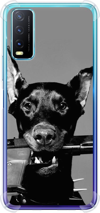 Чохол на Vivo Y20 Доберман (2745sp-2078-42517) Чохол на Vivo Y20 Доберман (2745sp-2078-42517)