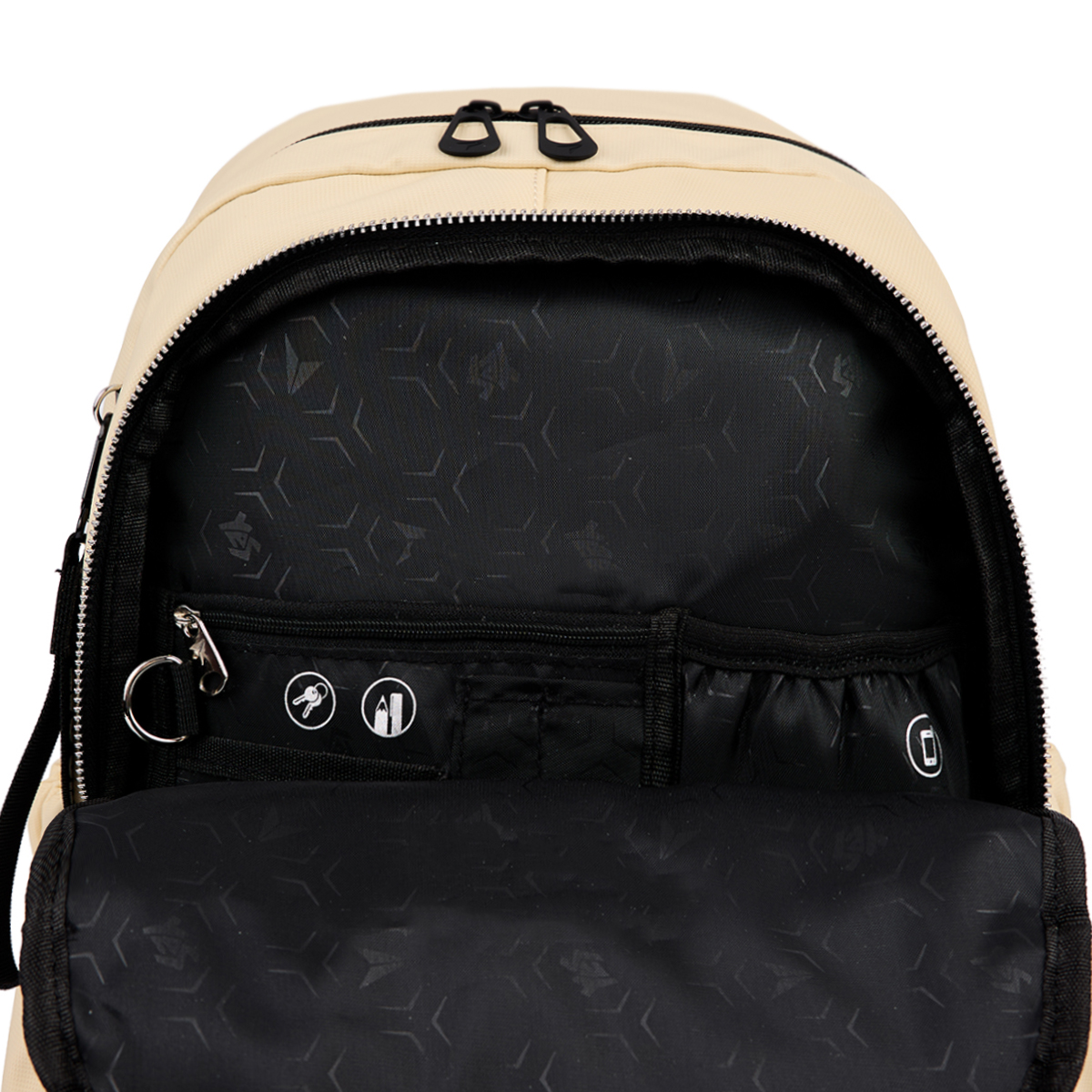 Рюкзак школьный YES TS-47 Anti-You 45,5х31,5х15,5 см Бежевый (559912) - фото 7 Рюкзак школьный YES TS-47 Anti-You 45,5х31,5х15,5 см Бежевый (559912) - фото 7