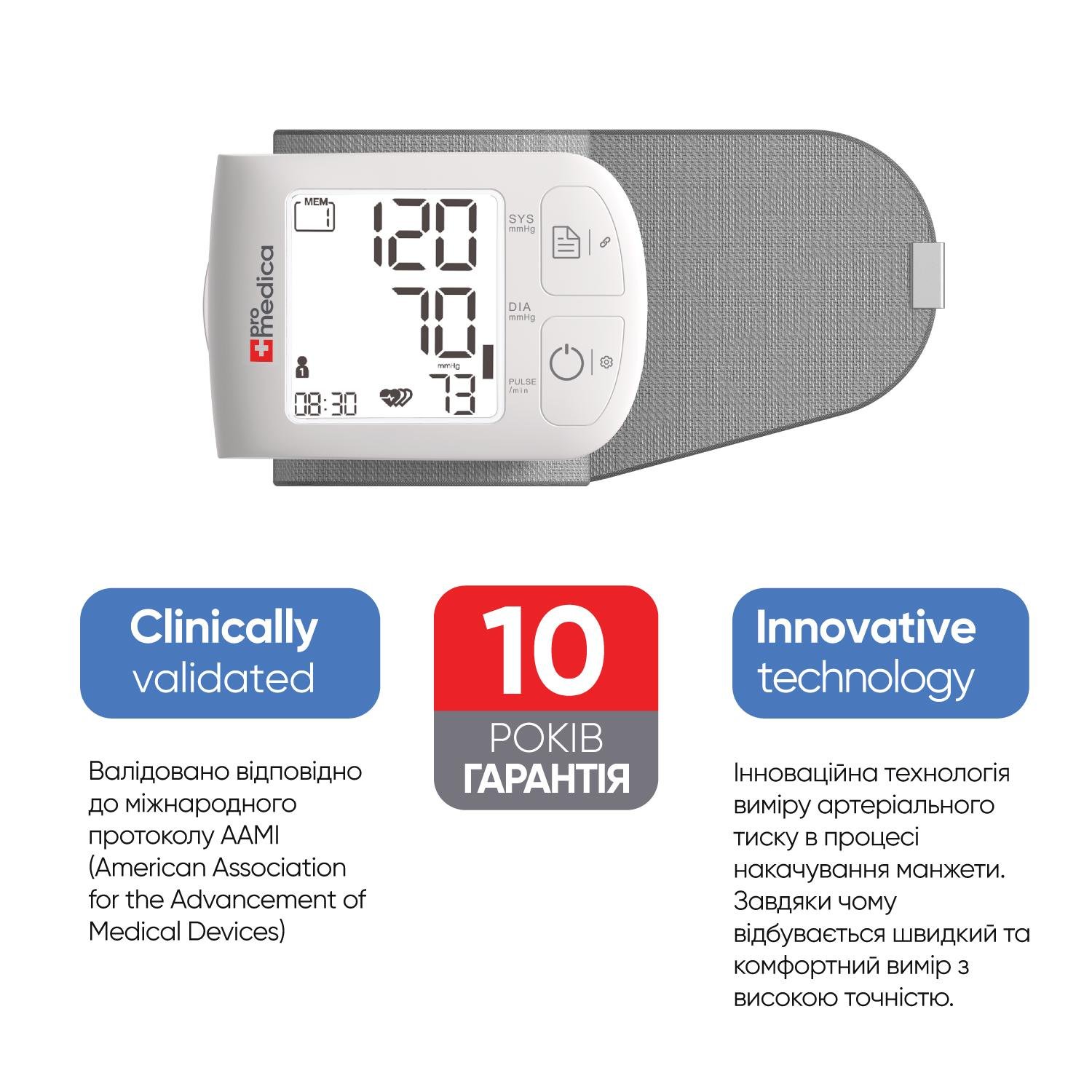 Тонометр автоматический ProMedica Bangle (CO002374) - фото 4