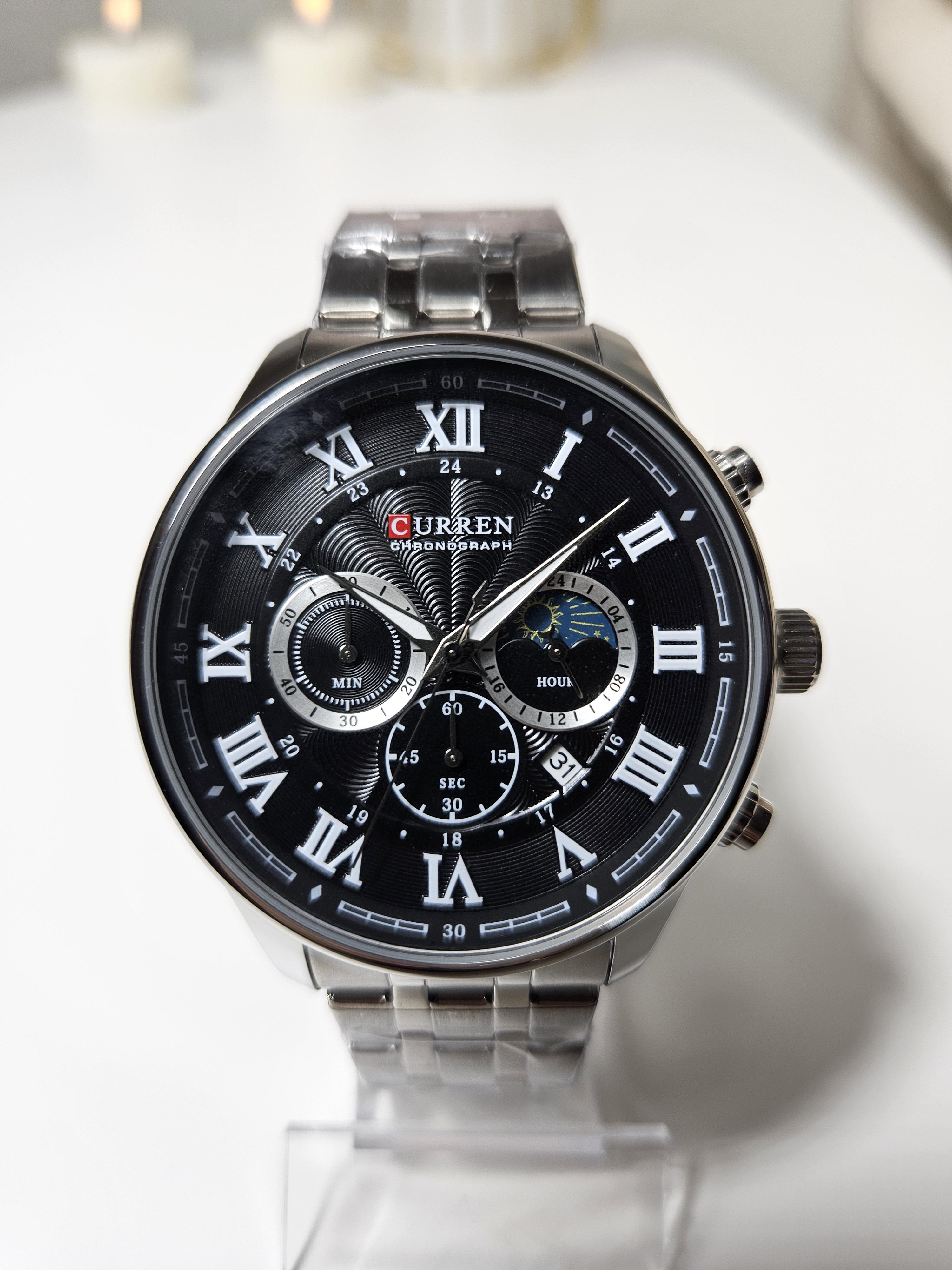 Наручний годинник чоловічий Сurren 8427 Silver/Black (1118) - фото 2 Наручний годинник чоловічий Сurren 8427 Silver/Black (1118) - фото 2