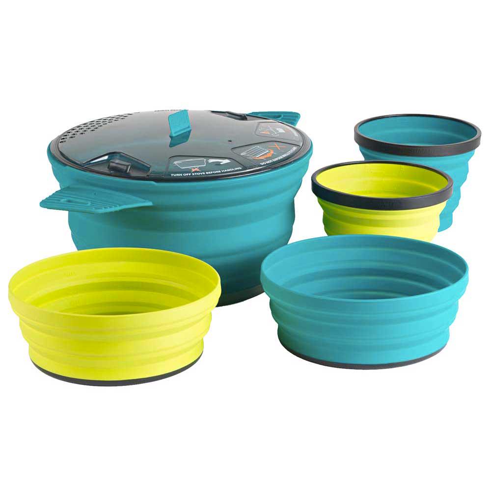 Набор посуды Sea To Summit X-Set 31 Pacific Blue/Lime (1033-STS AXSET31PB)