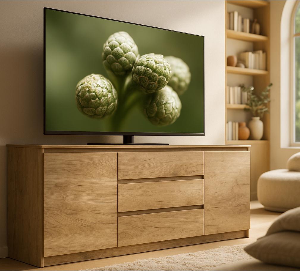 Комод Мастер Форм Брайт 1800х376х730 мм Дуб крафт серый (33127) Комод Мастер Форм Брайт 1800х376х730 мм Дуб крафт серый (33127)