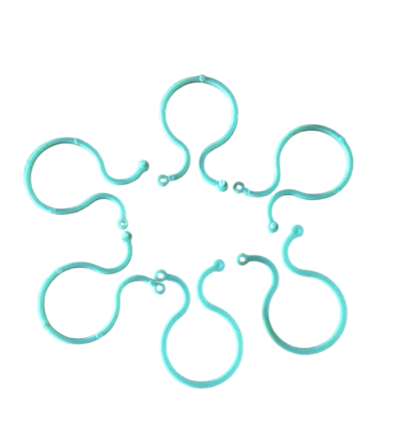 Кліпси для підв'язки рослин пластикові Ø 2,7-4 см 30 шт. (0605)