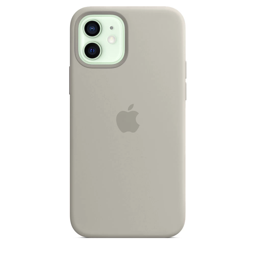 Силиконовый Чехол Накладка Silicone Case для iPhone 12/12 Pro Stone Силиконовый Чехол Накладка Silicone Case для iPhone 12/12 Pro Stone