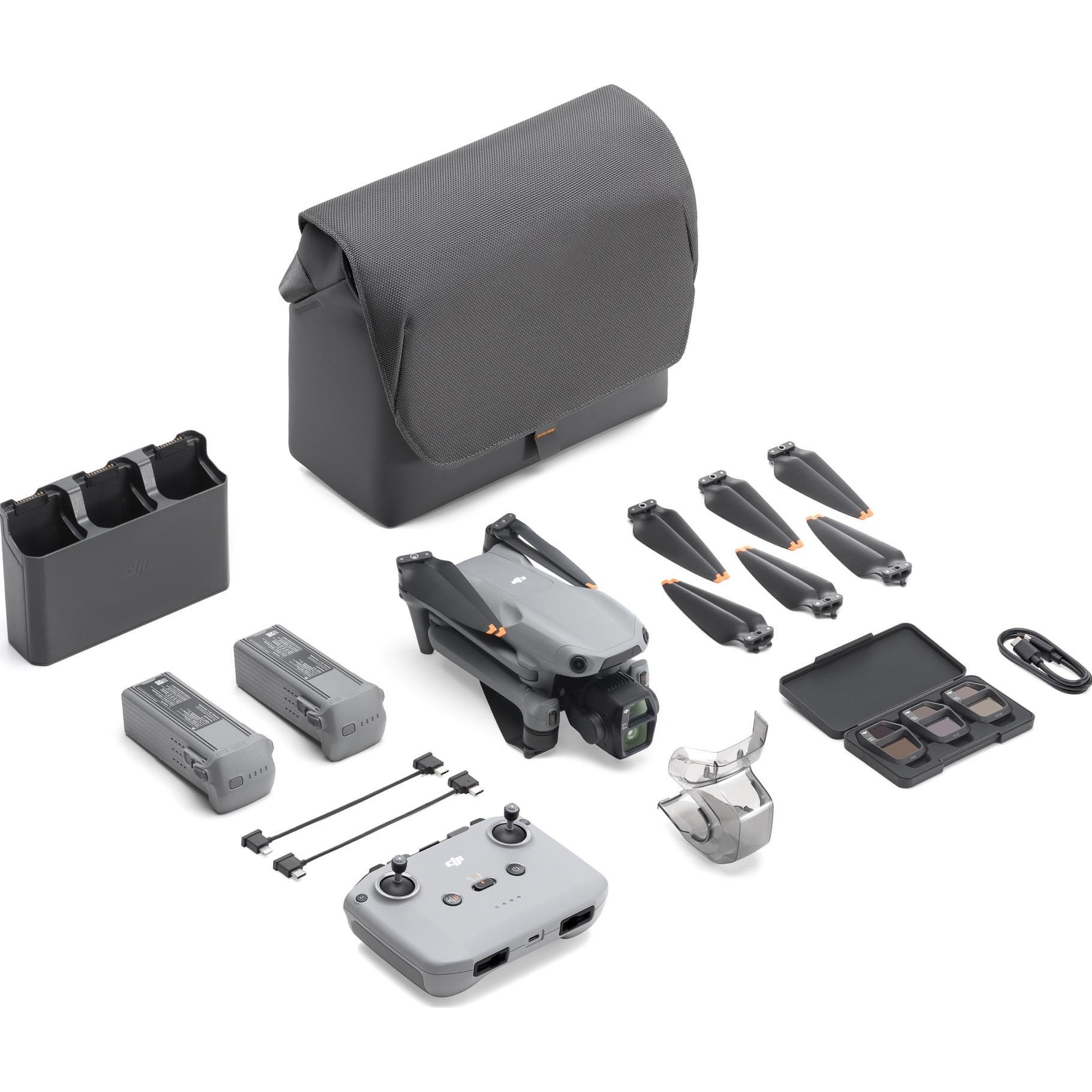 Квадрокоптер DJI Air 3S Fly More Combo с RC-N3 (CP.MA.00000815.01,CP.MA.00000815.02) - фото 6