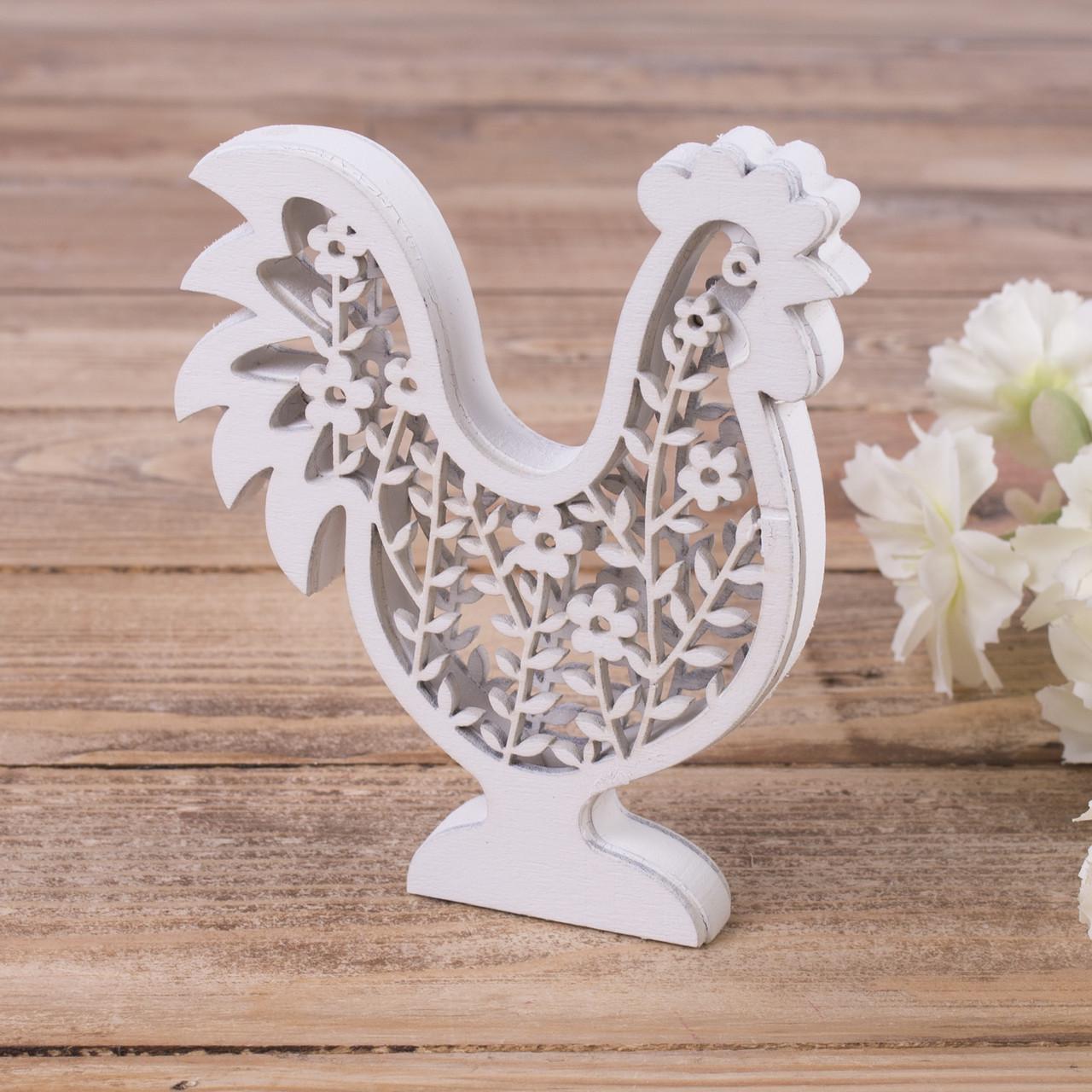 Статуэтка петушок Белый (657)