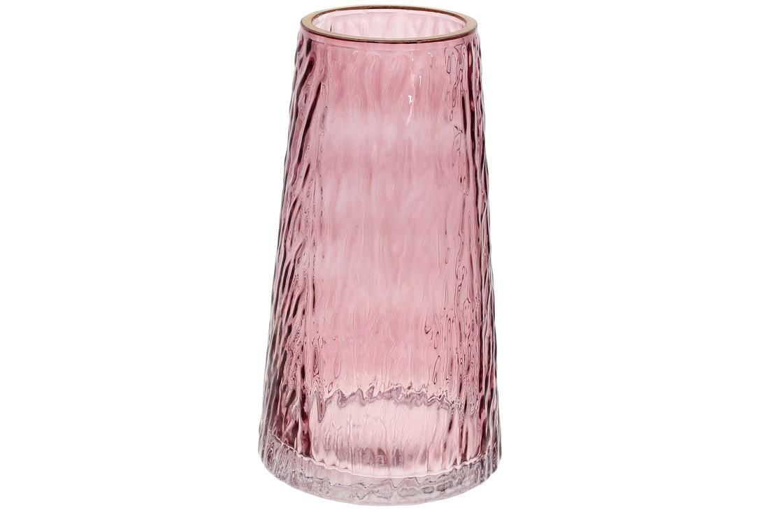 Ваза Magic Gardens скляна 20 см Розовый