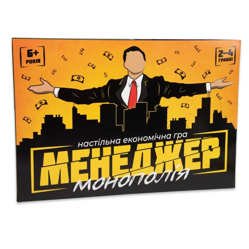 Настільна гра "Менеджер Монополія" 30342 ігрове поле/фішки/кубики