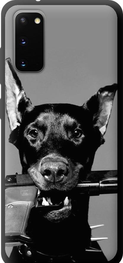Чехол на Samsung Galaxy S20 Доберман (2745b-1824-42517) Чехол на Samsung Galaxy S20 Доберман (2745b-1824-42517)