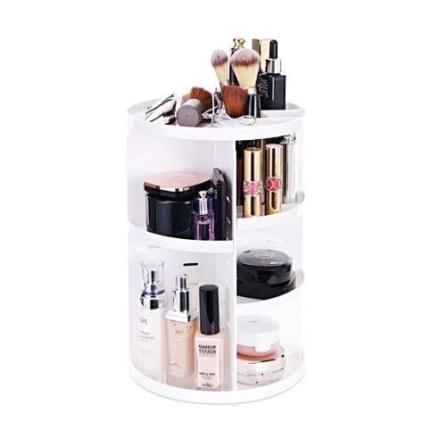Органайзер для косметики Cosmetic Organizer 360 Rotation вращающийся Белый (DR017681)