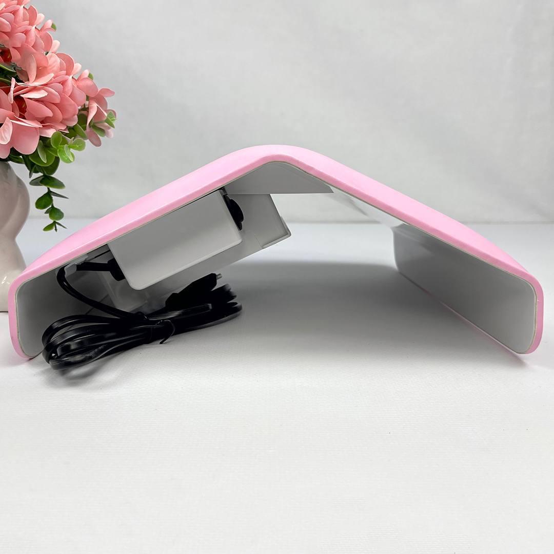 Вытяжка для маникюра NDC настольная мягкая 45W Розовый (858-2) - фото 3