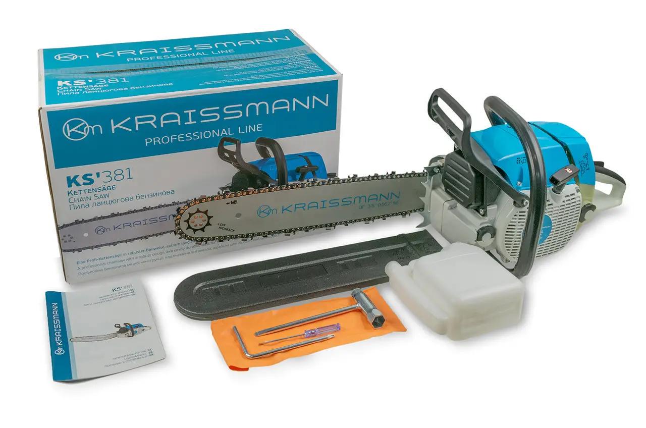 Бензопила KRAISSMANN MS'381 450 мм 72 куб. см (25675569)