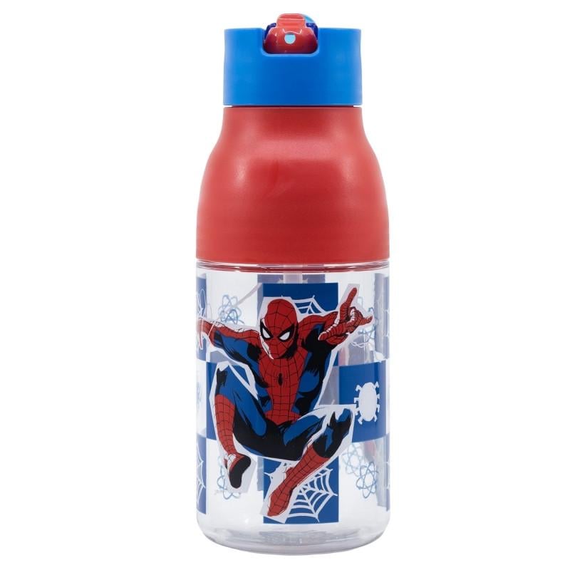 Бутылка детская для воды Stor Spider-Man 420 мл Красный с синим (28431542)