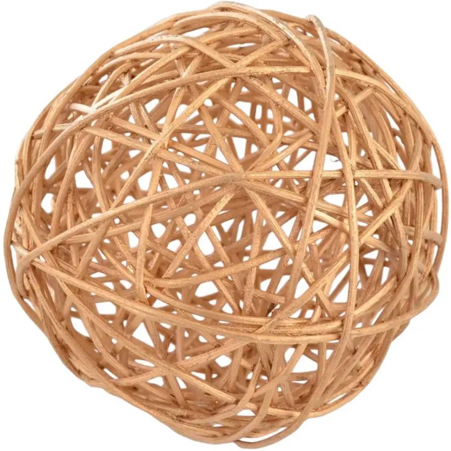 Игрушка на елку Классическая 10 см Золотой (TY-5-R-429)