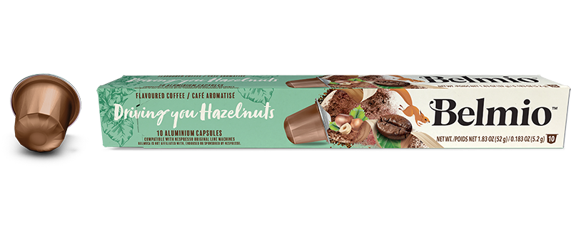 Кава в капсулах Belmio Driving you Hazel'nuts формату Nespresso - фото 2 Кава в капсулах Belmio Driving you Hazel'nuts формату Nespresso - фото 2