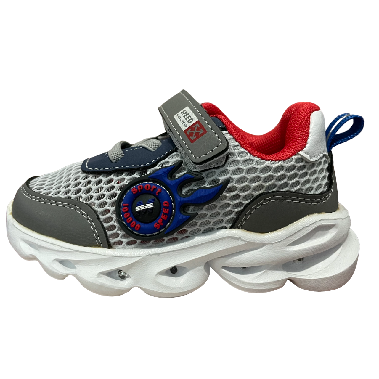 Кроссовки детские с LED подсветкой на мальчика ТОМ.М 7992K р. 26 16,5 см (7992K 26)