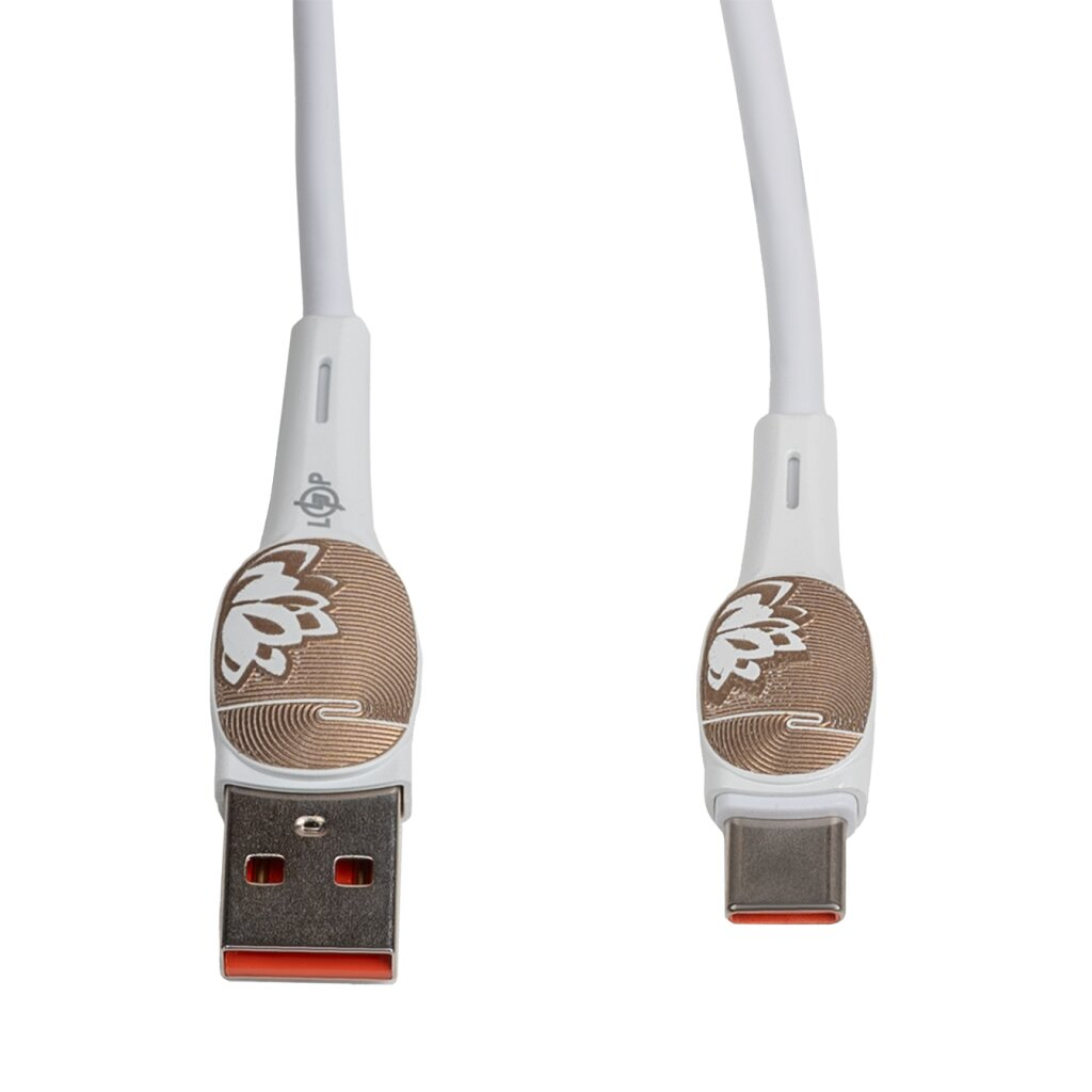 Кабель LogicPower USB 3.0 to USB Type-C 3A 30W QC 1 м Білий (615058)