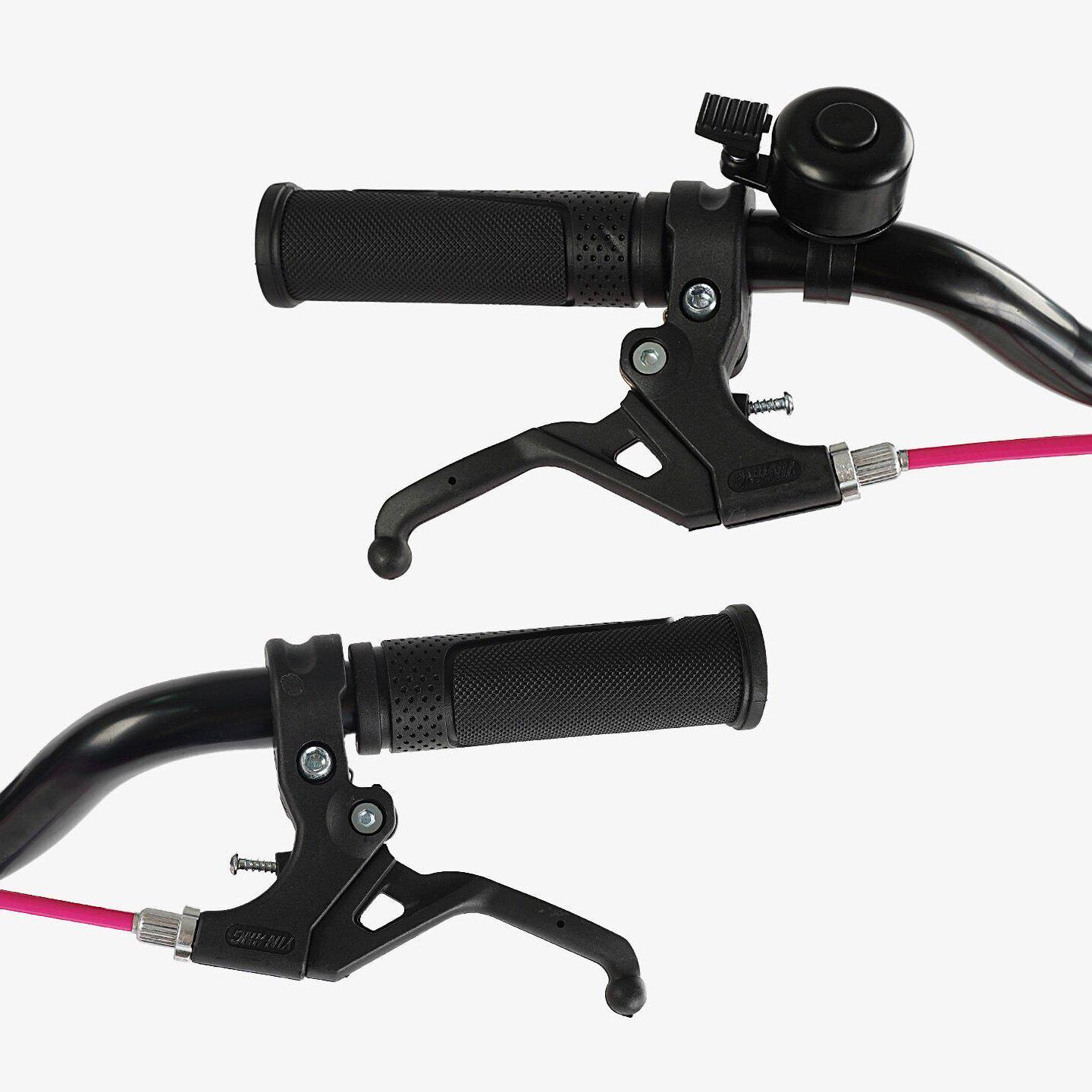 Велосипед двухколесный Corso Connect 20" детский магниевый Малиновый - фото 6