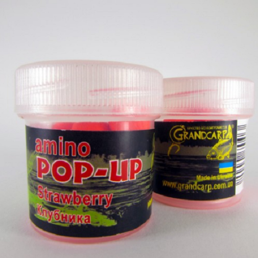 Бойлы плавающие Grandcarp 10 мм Клубника ( PUP007)