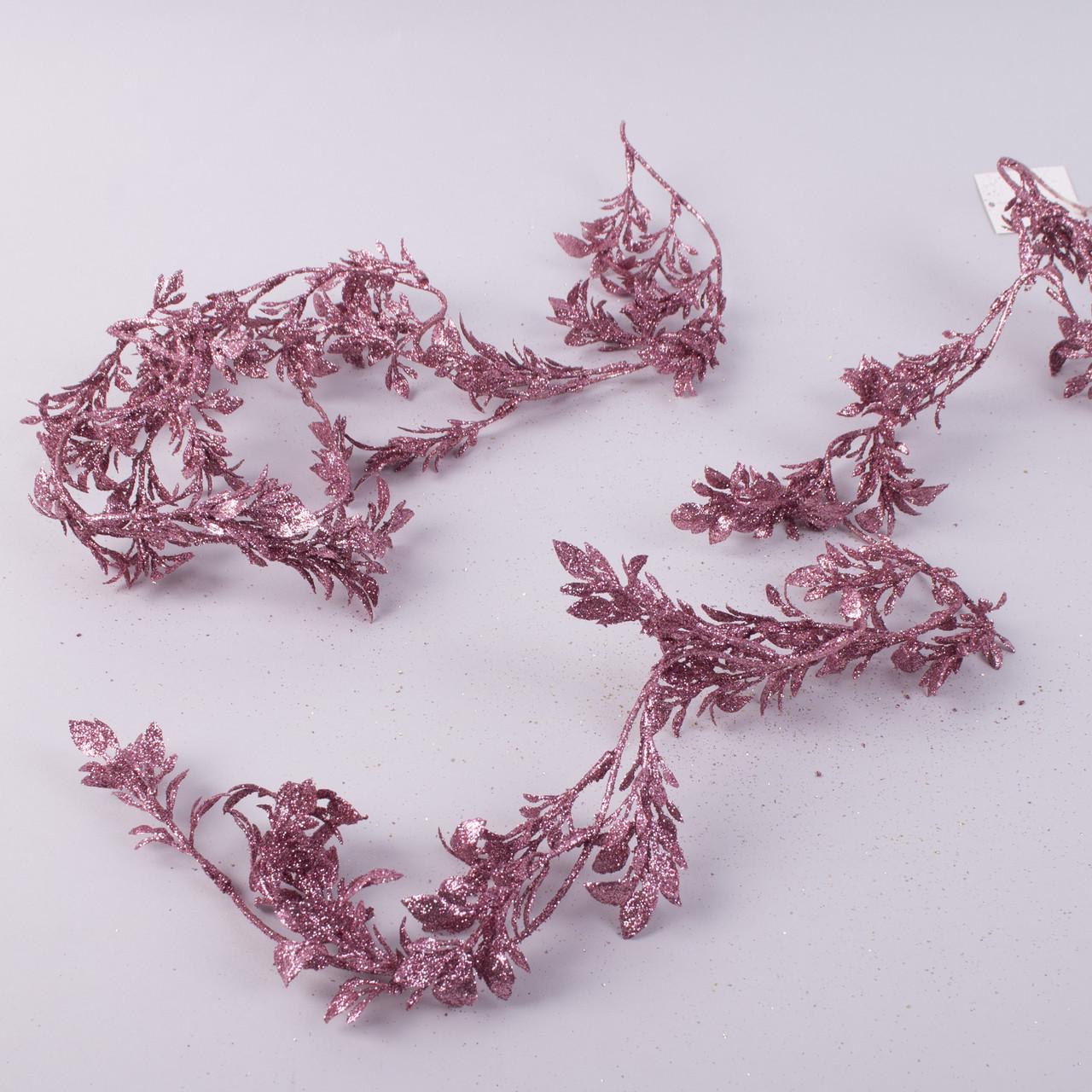 Гирлянда блестящая в глитере Розовый (2306-3)