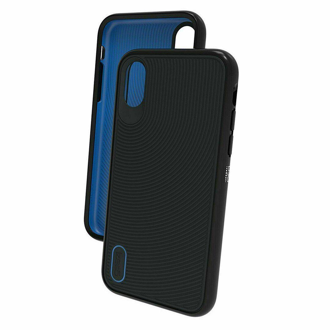 Противоударный чехол GEAR4 Battersea D3O для Iphone X/XS Black Blue