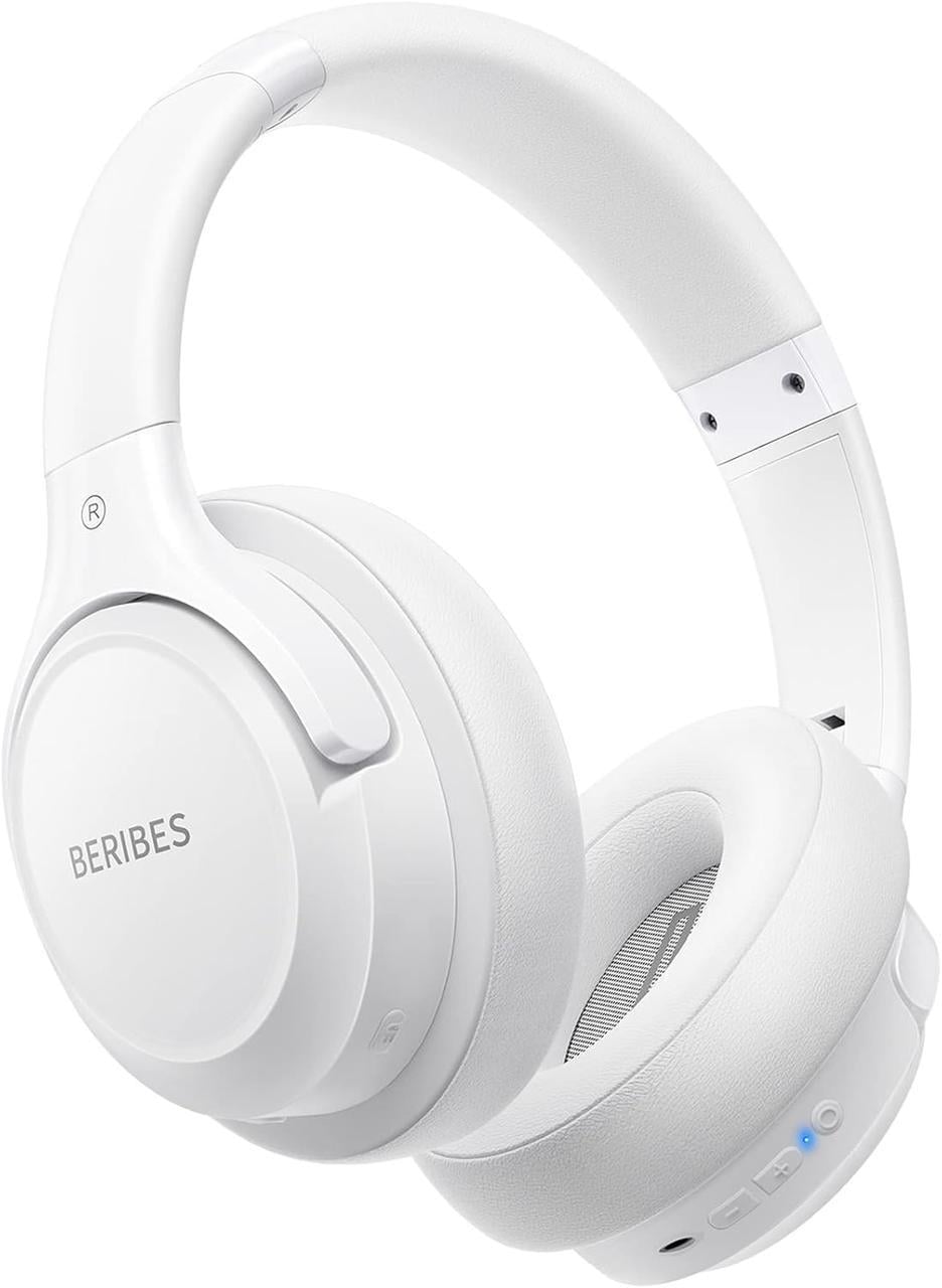 Навушники BERIBES 202А Bluetooth бездротові Білий Навушники BERIBES 202А Bluetooth бездротові Білий