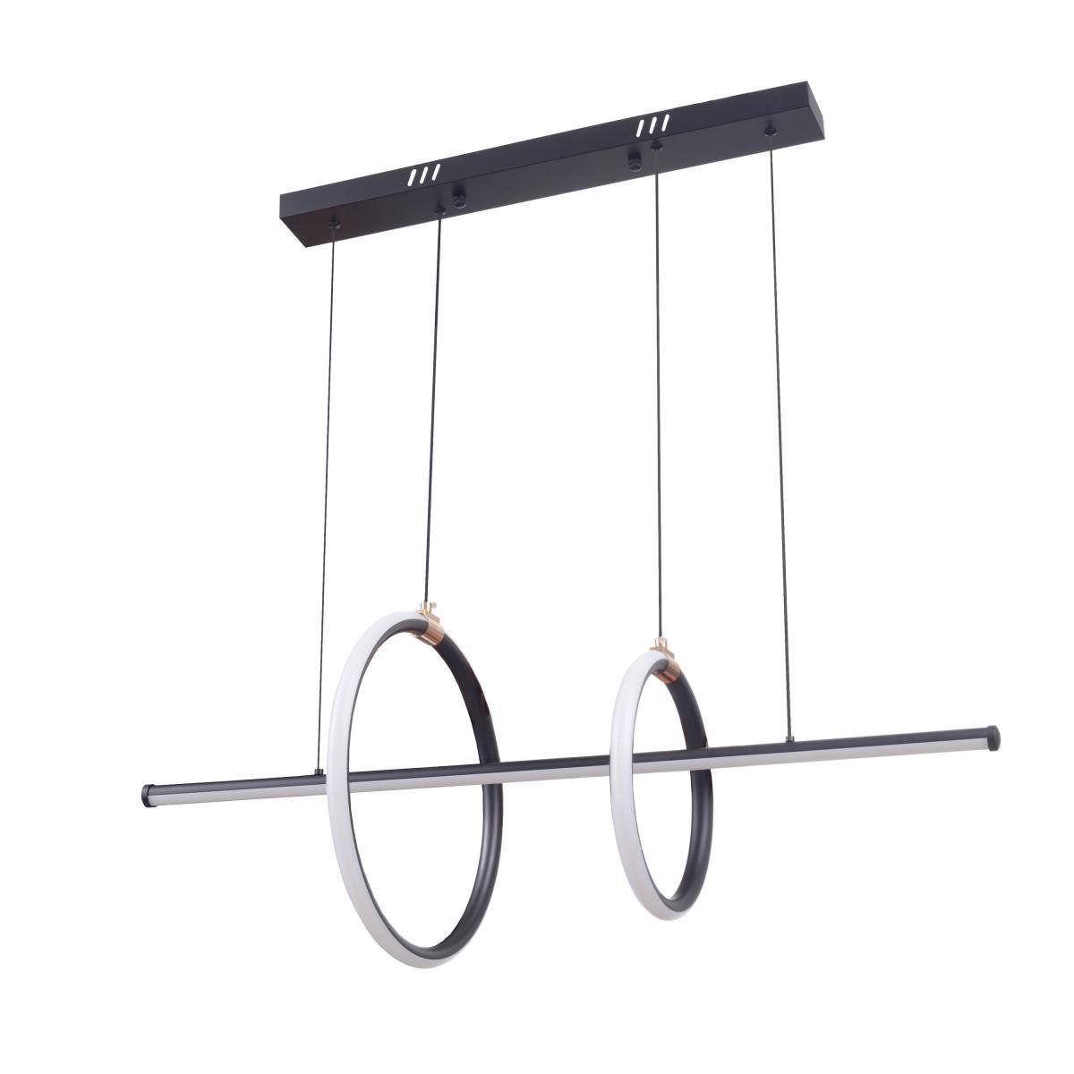 Светодиодная люстра BL-496S/64 W х2 BK Черный (24-961)