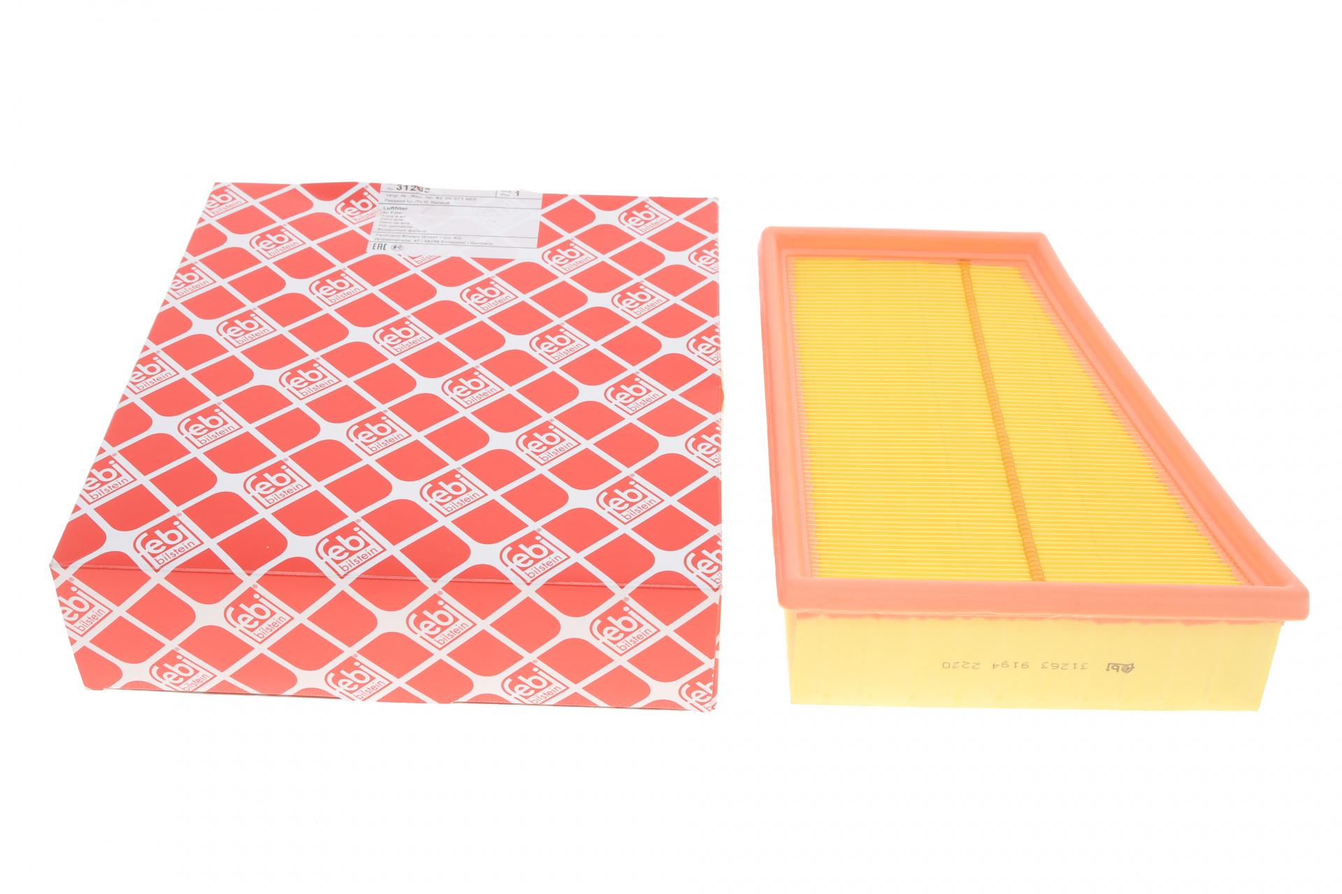 Фильтр воздушный FEBI BILSTEIN для Renault Kangoo II 1,5 Blue dCi 19-/Megane/Scenic 1,9 dCi 03-08/ 2,0 dCi 09- (31263)