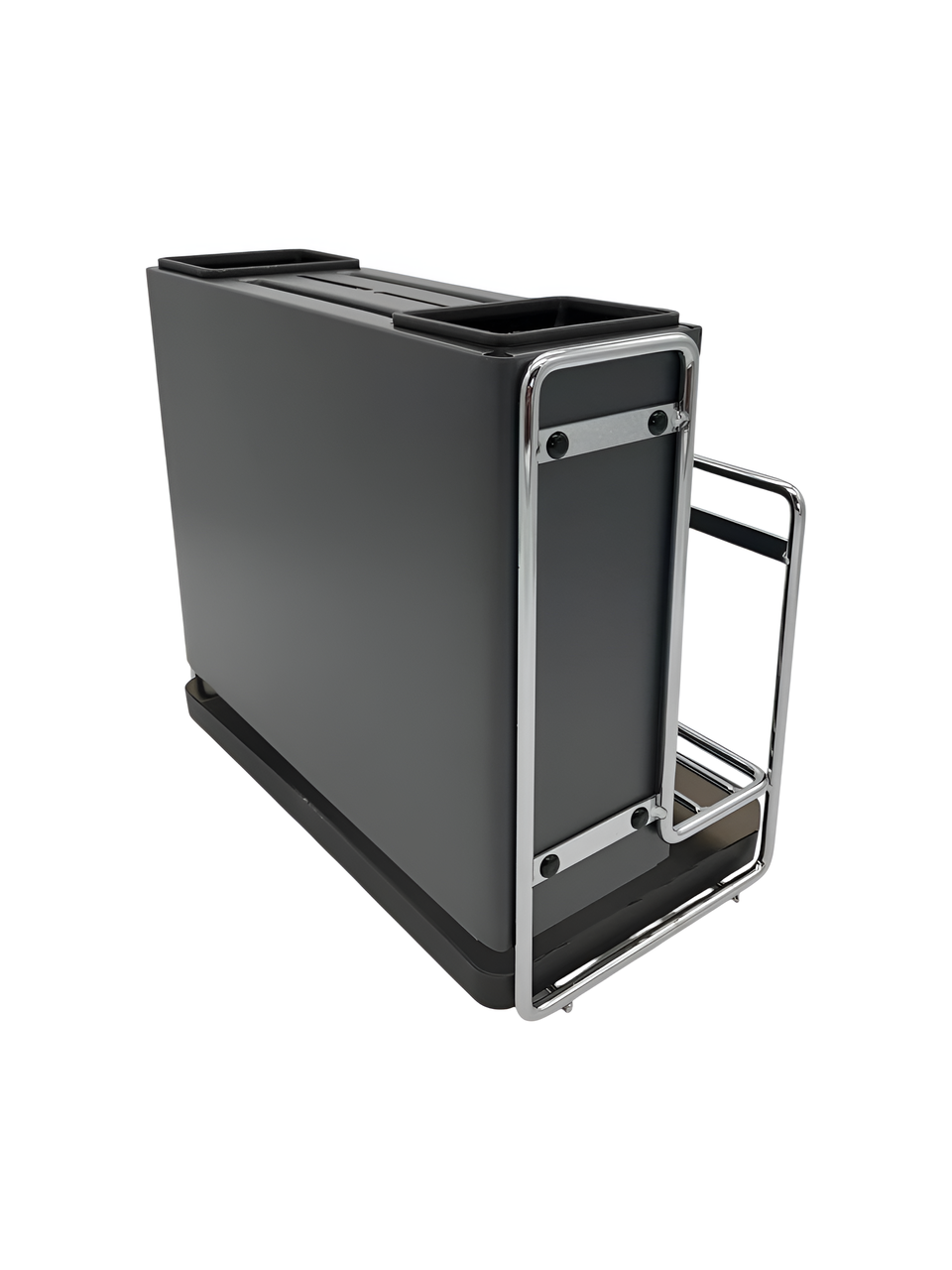 Підставка для кухонного приладдя столових приборів ножів металева Графіт - фото 3 Підставка для кухонного приладдя столових приборів ножів металева Графіт - фото 3