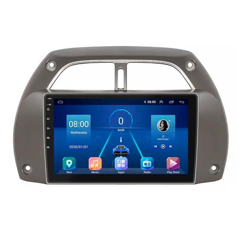 Автомагнитола штатная Lesko для Toyota RAV4 II XA20 2000-2003 9" 6/128Gb 4G Wi-Fi GPS Top MOB