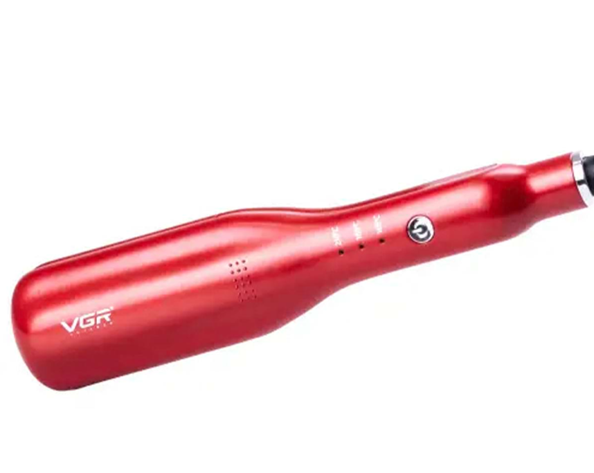 Плойка-гофре VGR V-530 глубокая волна с керамическим покрытием Красный (29885450) - фото 4