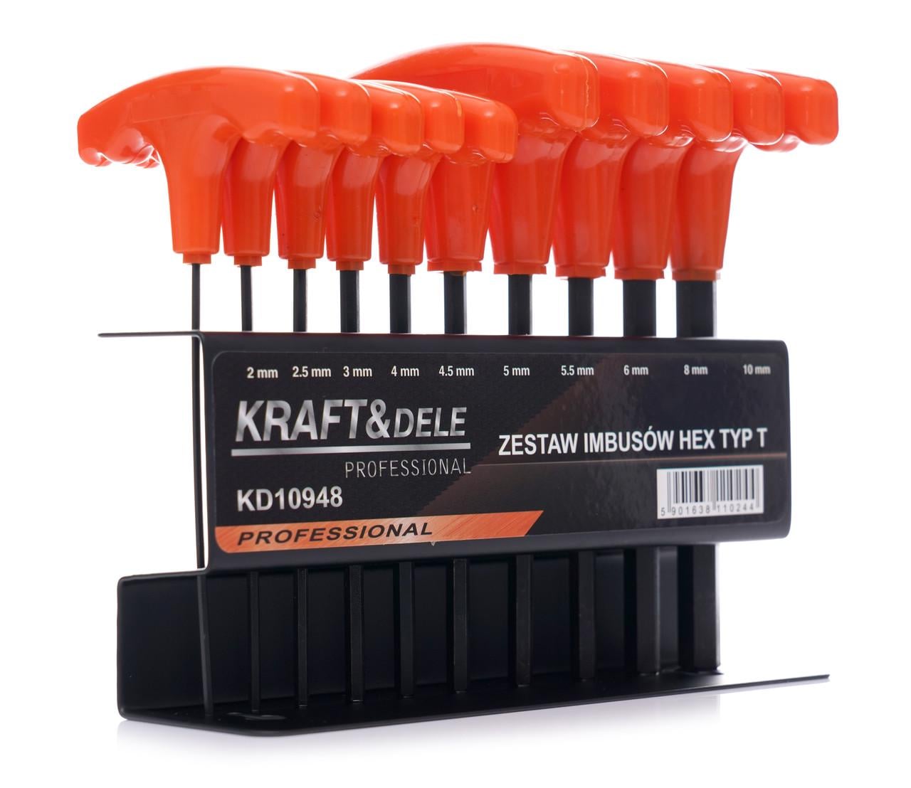 Набор шестигранных ключей IMBUS Kraft&Dele KD10948 10 шт. Набор шестигранных ключей IMBUS Kraft&Dele KD10948 10 шт.
