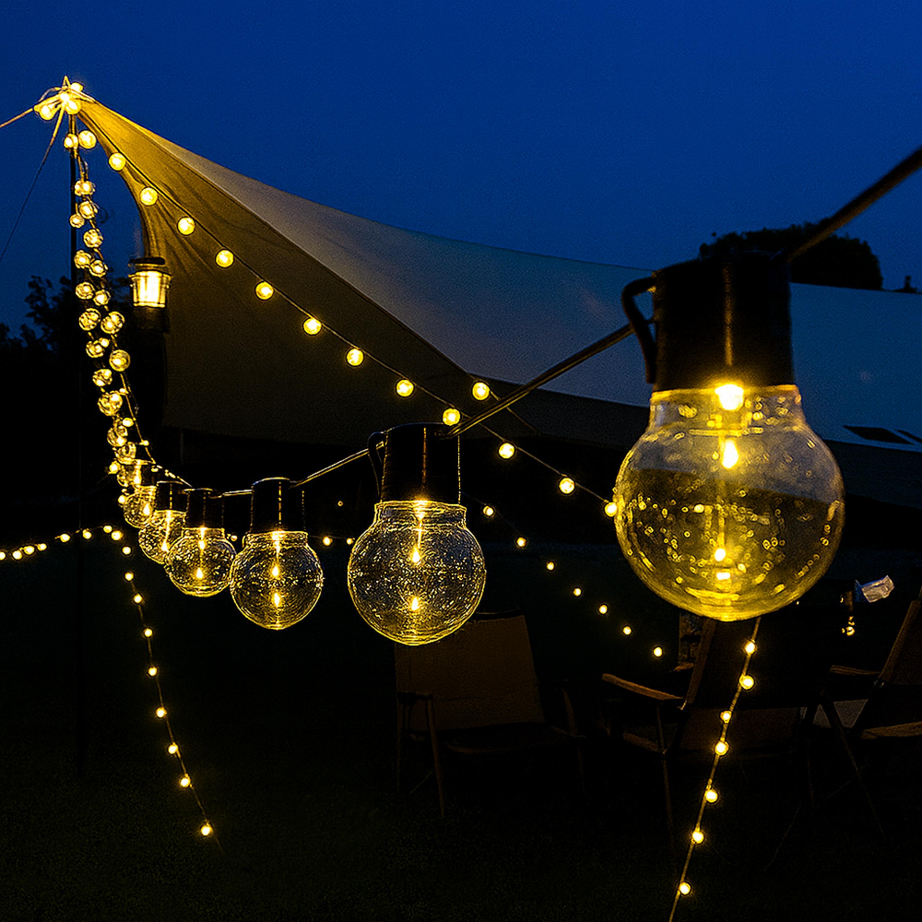 Гірлянда світлодіодна вулична класична 5 м 220V Білий теплий (WLS-2315W5)