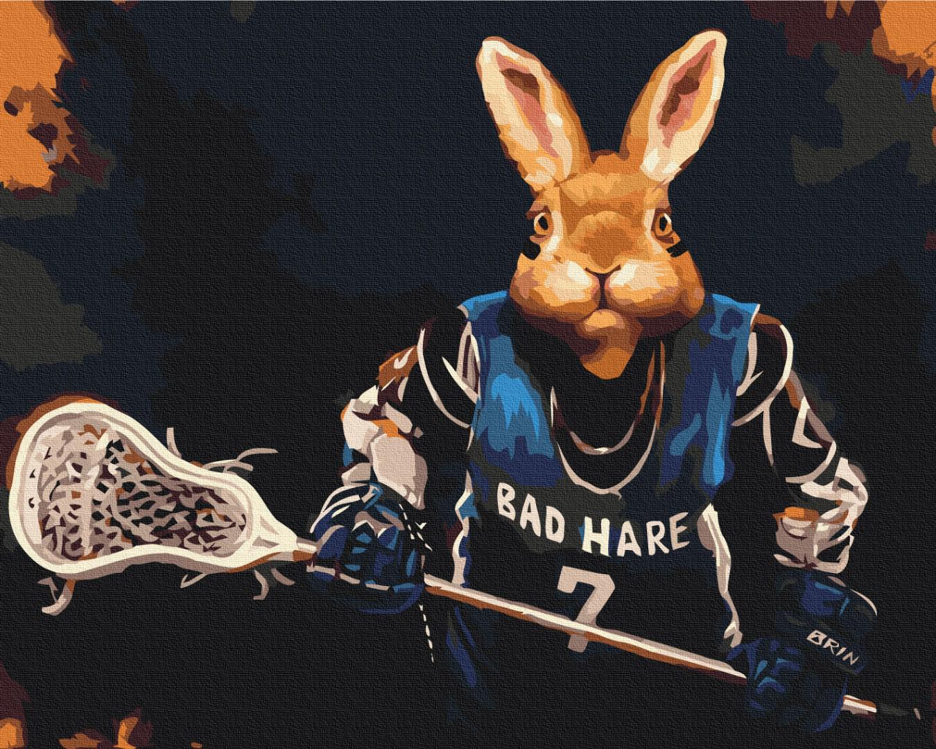 Картина по номерам Brushme Игрок 40x50 см (BS53480)